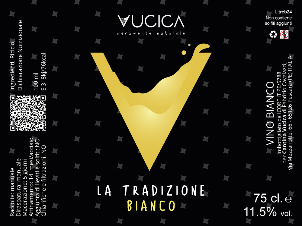 Etichetta La Tradizione — Bianco 2024