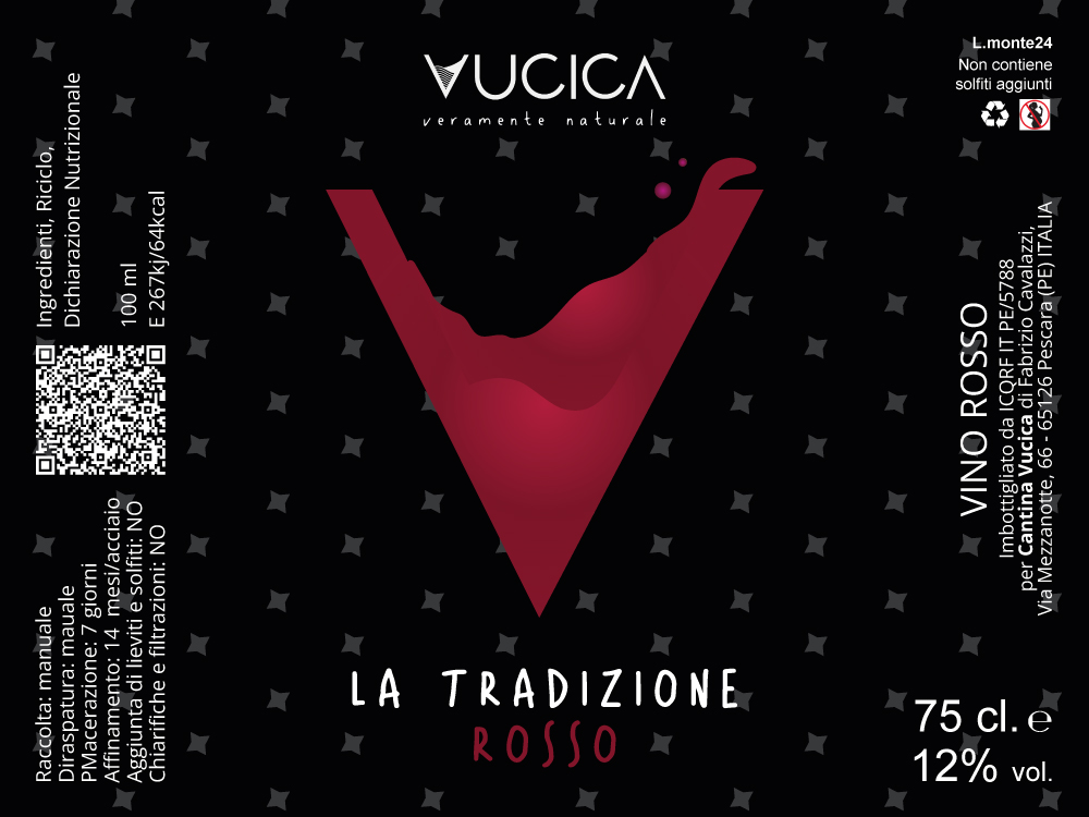 Etichetta La Tradizione — Rosso 2024